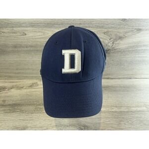 Denver Broncos Hat Cap Reebok Blue Fitted Large L‎ XL NFL Football On Field